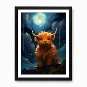 Highland Cow 2 Art Print