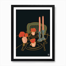 Ready For The Big Dinner Art Print