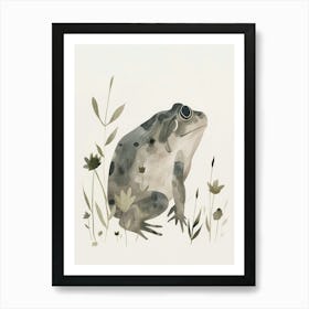 Charming Nursery Kids Animals Frog 2 Art Print