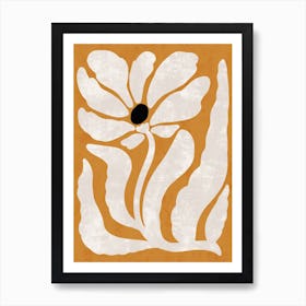 Orange Flower 1 Art Print