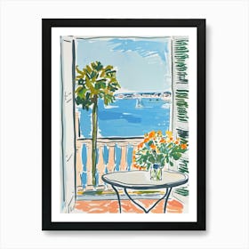 Travel Poster Happy Places Charleston 4 Art Print