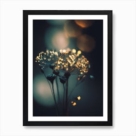 Glowing Dots Art Print