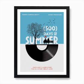 500 Days Of Summer Movie Art Print