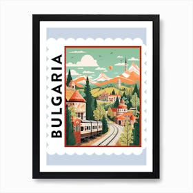 Bulgaria 2 Travel Stamp Poster Art Print