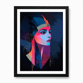 Creative Cleopatra Illustration Poster