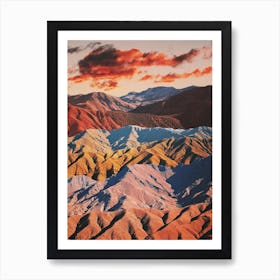 Atlas Mountains Landscape Art Print