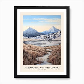 Tongariro National Park New Zealand 3 Poster Art Print