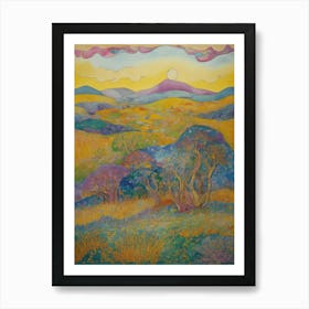 Sunset In The Valley 9 Art Print