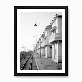 Viareggio, Italy, Black And White Photography 1 Art Print