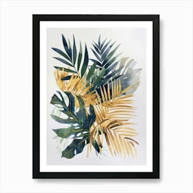 Tropical Leaves 29 Art Print