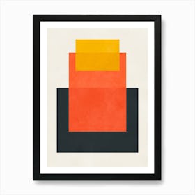 Modern geometry 4 Art Print