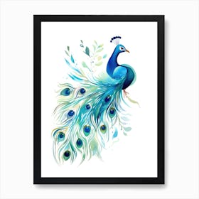 Peacock 7 Art Print