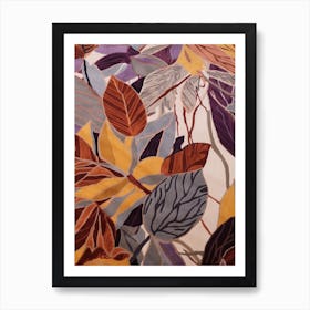 Fall Botanicals Leaves 2 Art Print