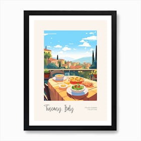 Tuscany, Italy Summer Food 4 Italian Summer Collection Art Print