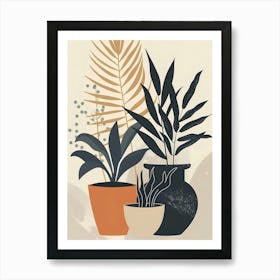 Potted Plants Art Print