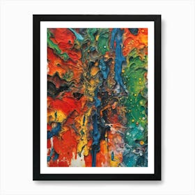 Abstract Painting 51 Art Print