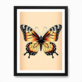 Butterfly Tattoo Design Art Art Print