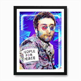 John Lennon Pop Art Art Print