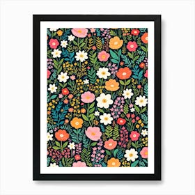 Floral Pattern Art Print