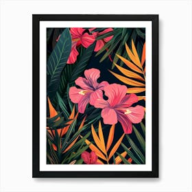 Tropical Background 6 Art Print