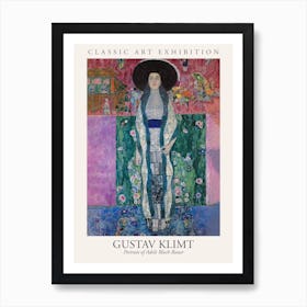 Portrait Of Adele Bloch Bauer, Gustav Klimt Poster Art Print