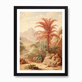 Japanese Painted Fern Victorian Style 3 Art Print