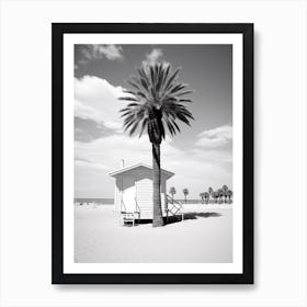 Forte Dei Marmi, Italy, Black And White Photography 1 Art Print