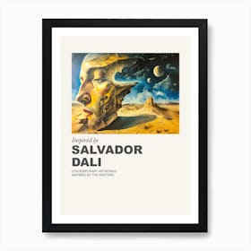 Museum Poster Inspired By Salvador Dali 4 Art Print