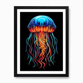 Portuguese Man Of War Pop Art 4 Art Print