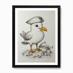 Seagull 4 Art Print