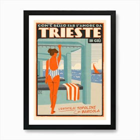 Trieste Travel Poster Art Print