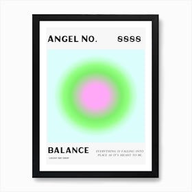 Angel Number 888 Balance Art Print