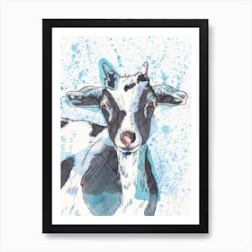 Goat- Watercolour Art Print