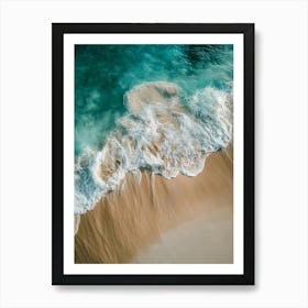 Aerial View Of A Beach 47 Art Print