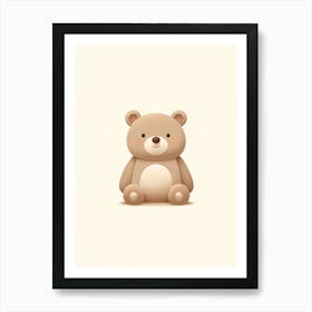 Teddy Bear Nursery Baby Print Art Print