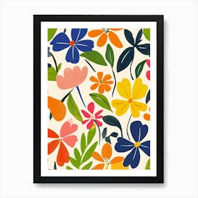 Floral Pattern 9 Art Print