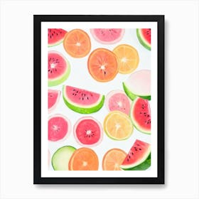 Watermelon Painting Fruit Art Print