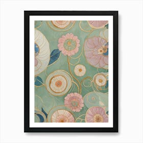 Floral Pastel Dream Art Print