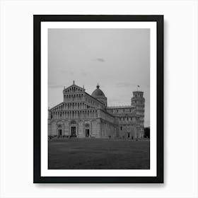 Pisa Cathedral (the Duomo) | Black and White Photography Art Print