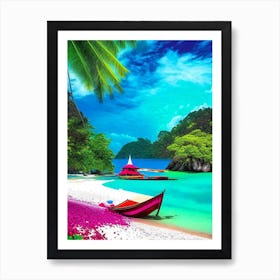 Pulau Redang Malaysia Pop Art Photography Tropical Destination Art Print