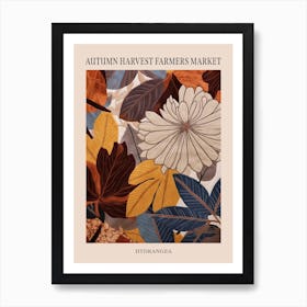 Fall Botanicals Hydrangea 1 Poster Art Print