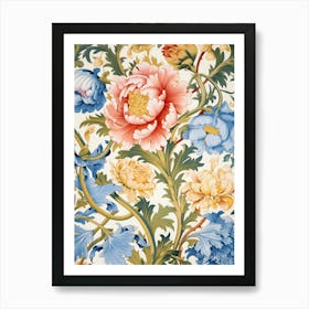 Floral Wallpaper 7 Art Print