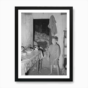 Untitled Photo, Possibly Related To Son Of The Adams Family, Morganza, Louisiana, In Kitchen With Corn Crib In Art Print