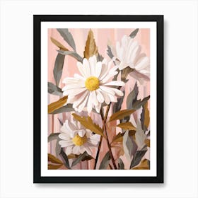 Daisy 3 Flower Painting Art Print