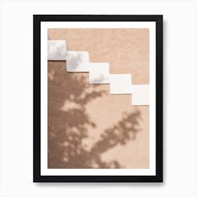 Stairway To Heaven With Palm Tree Art Print