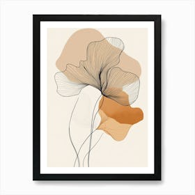 Abstract Flower 82 Art Print