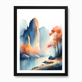 Watercolor Painting 37 Art Print