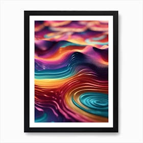 Abstract Painting Print     Art Print