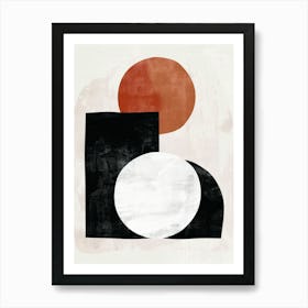 Mont Tremblant Stone Park Bauhaus Minimalist Art Print