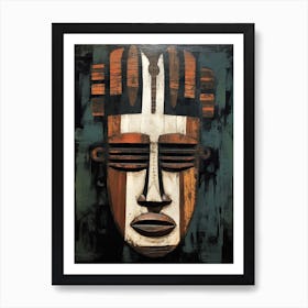 Enchanted Visages; Tribal Mask Masterpieces Art Print